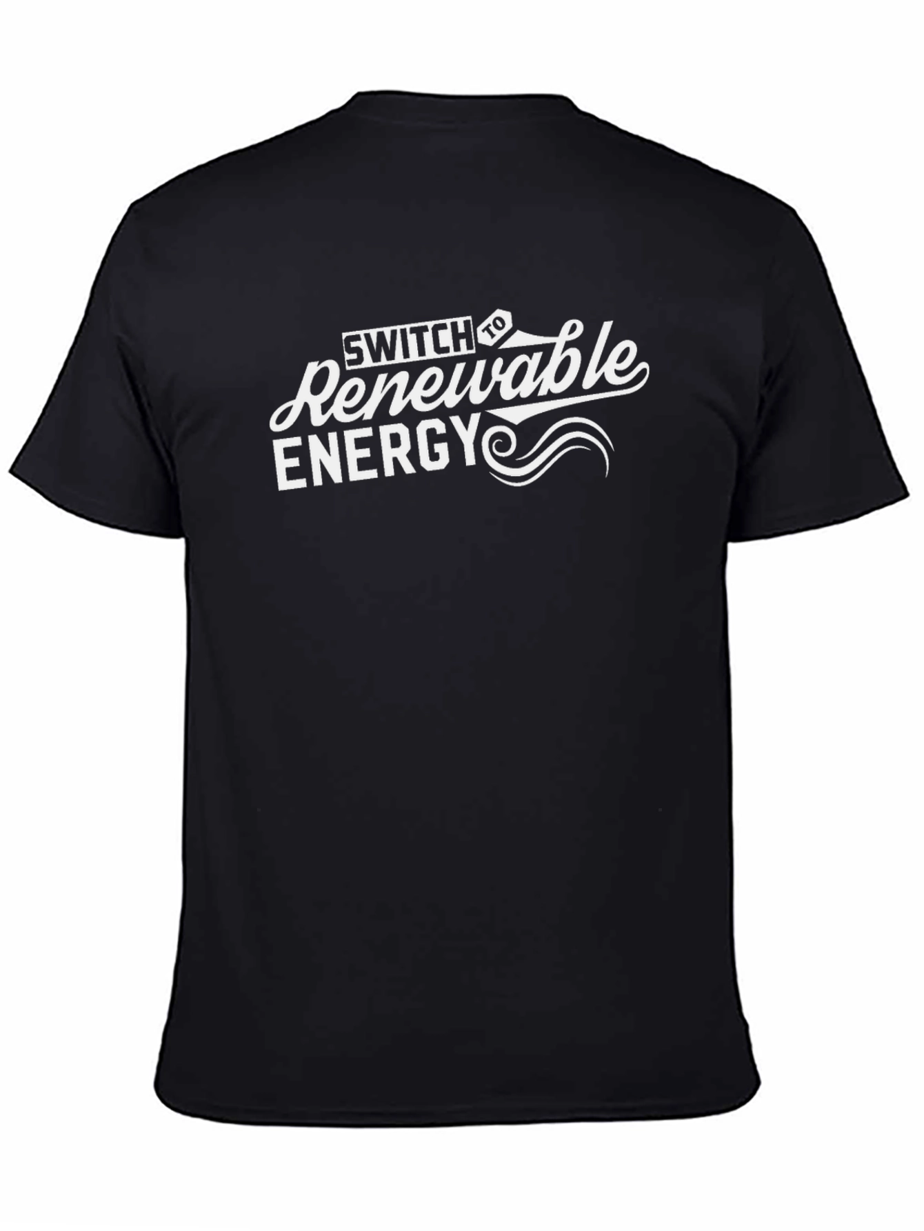 Switch to Renewable Energy Graphic Tee - Black