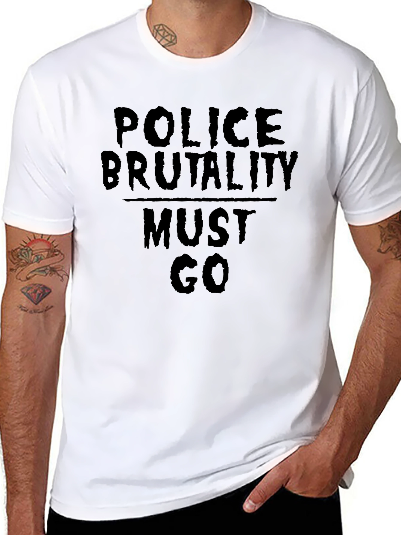 Police Brutality Must Go Graphic Tee