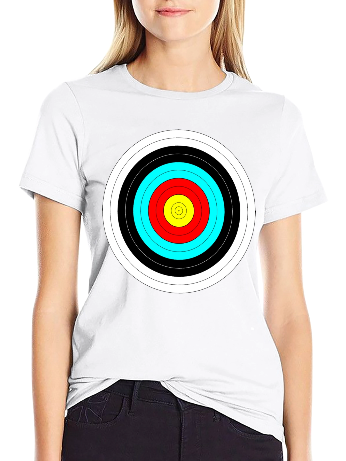 Target Graphic Black T-Shirt - Archers Bullseye Tee