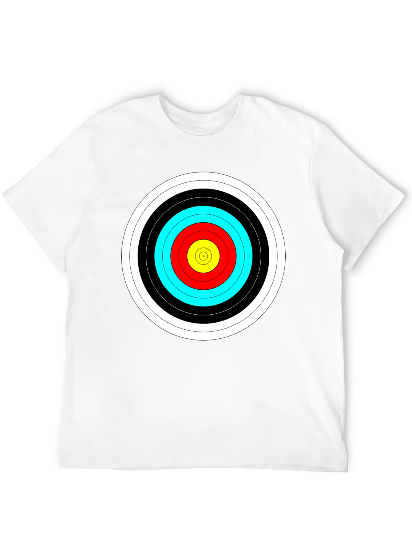 Target Graphic Black T-Shirt - Archers Bullseye Tee