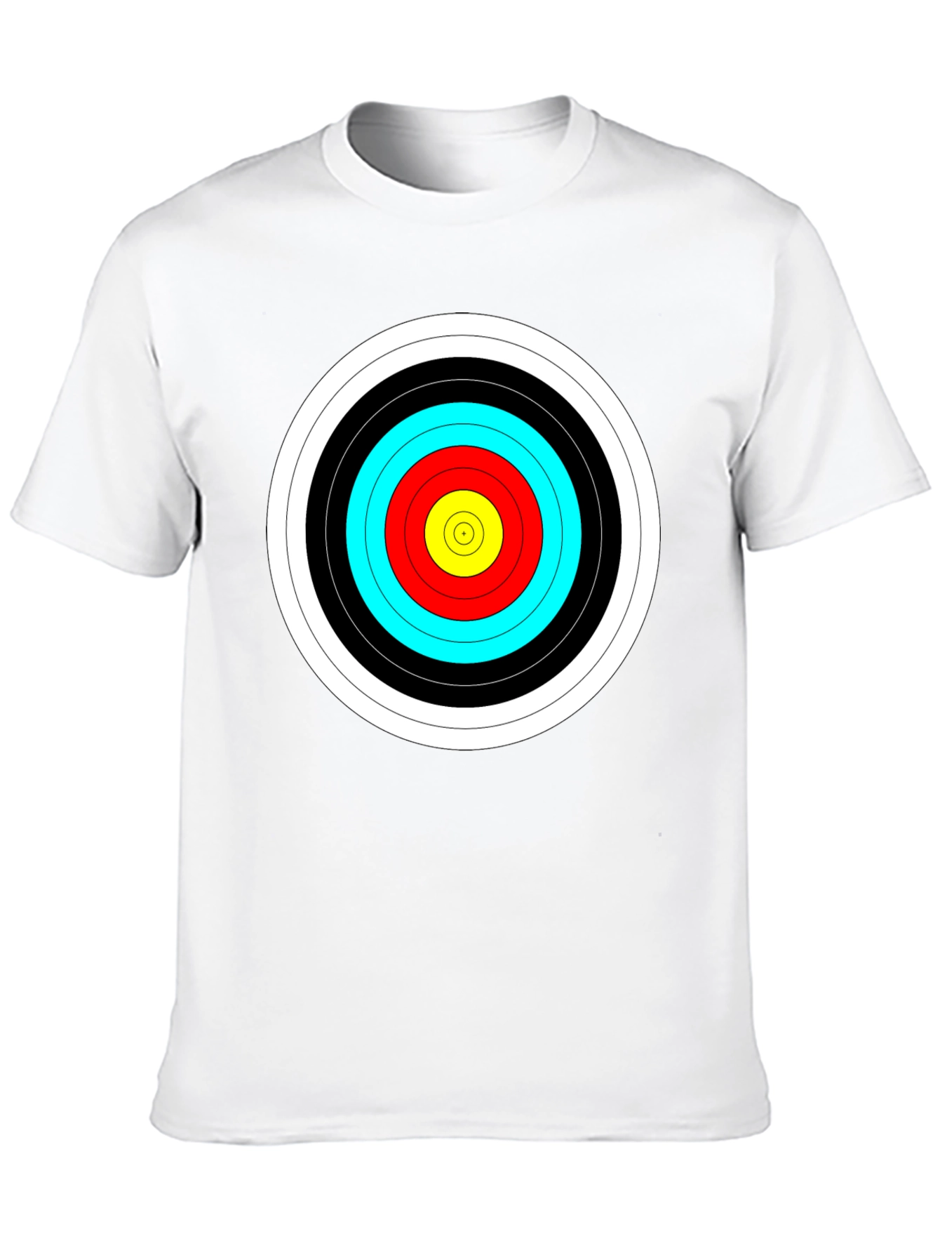 Target Graphic Black T-Shirt - Archers Bullseye Tee