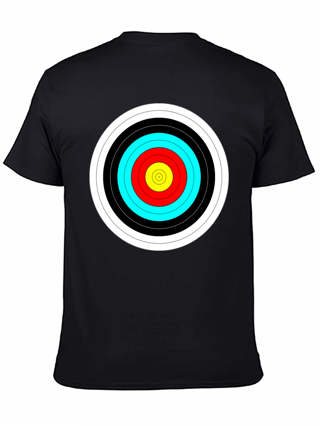 Target Graphic Black T-Shirt - Archers Bullseye Tee