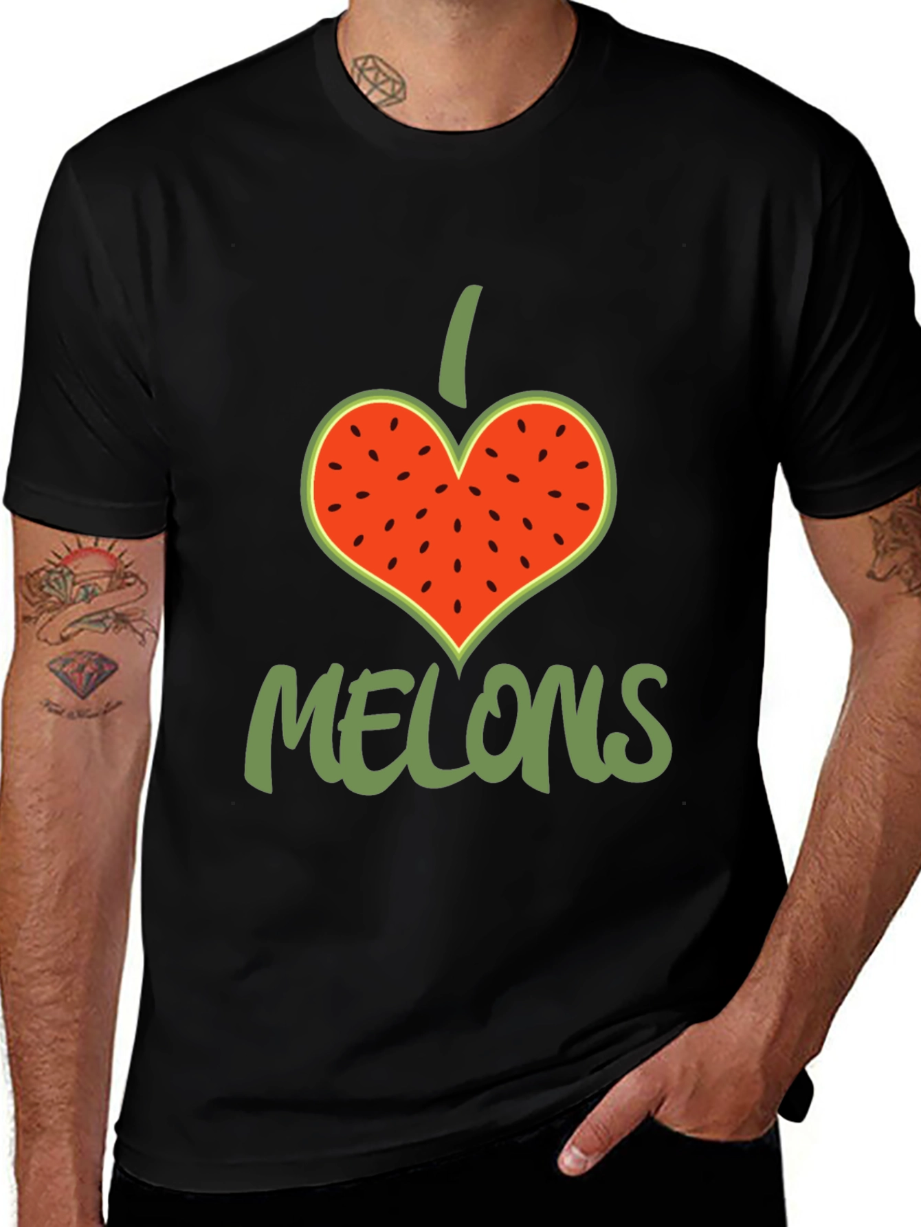 I Heart Melons Graphic Tee