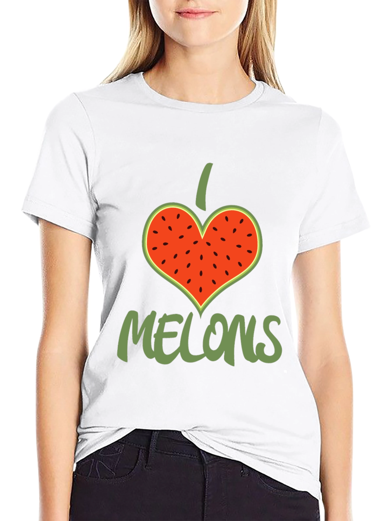 I Heart Melons Graphic Tee