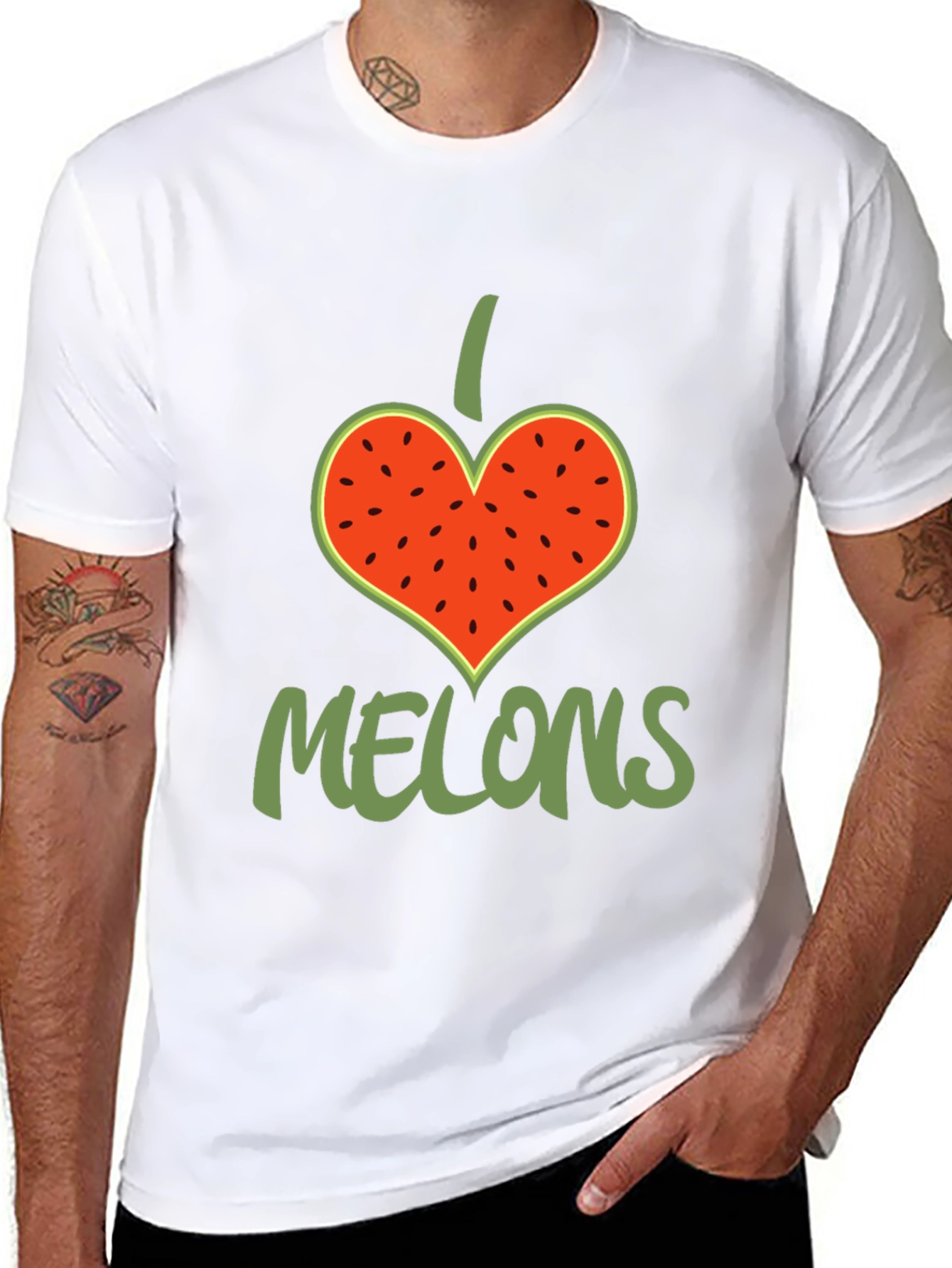 I Heart Melons Graphic Tee