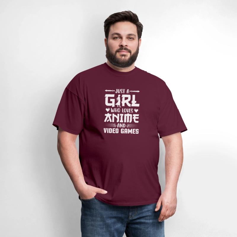 Just A Girl Who Loves Anime And Video Games Shirt