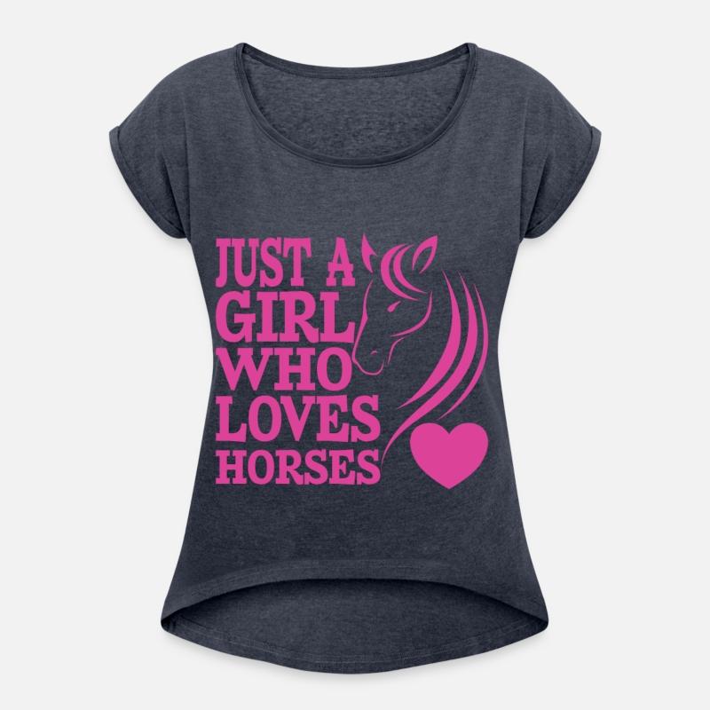 Just A Girl Who Loves Horses - Horse Lover Cowgirl