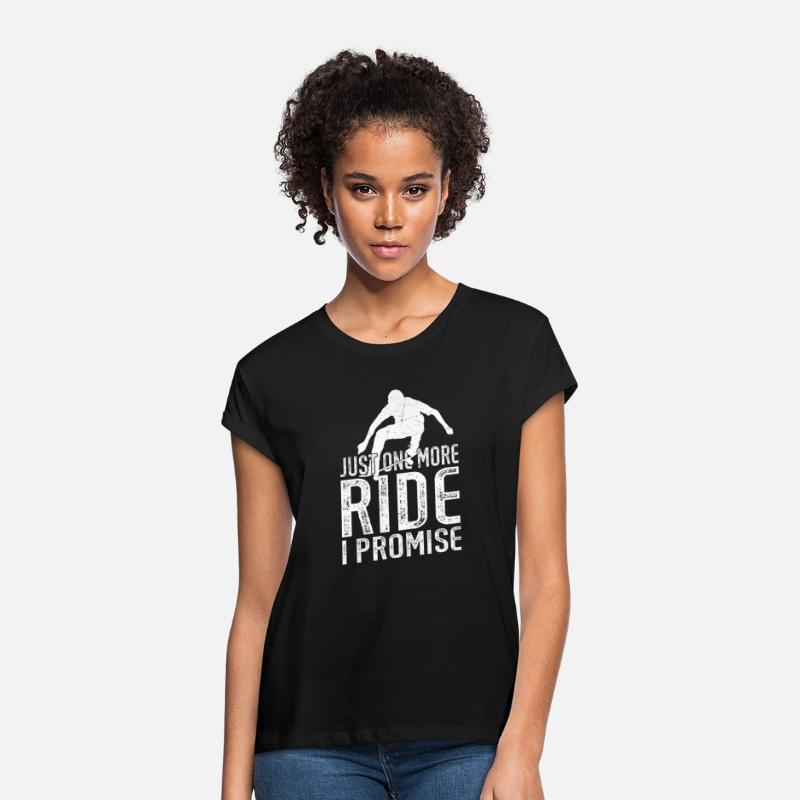 Just One More Ride I Promise Skateboard Skate Skat