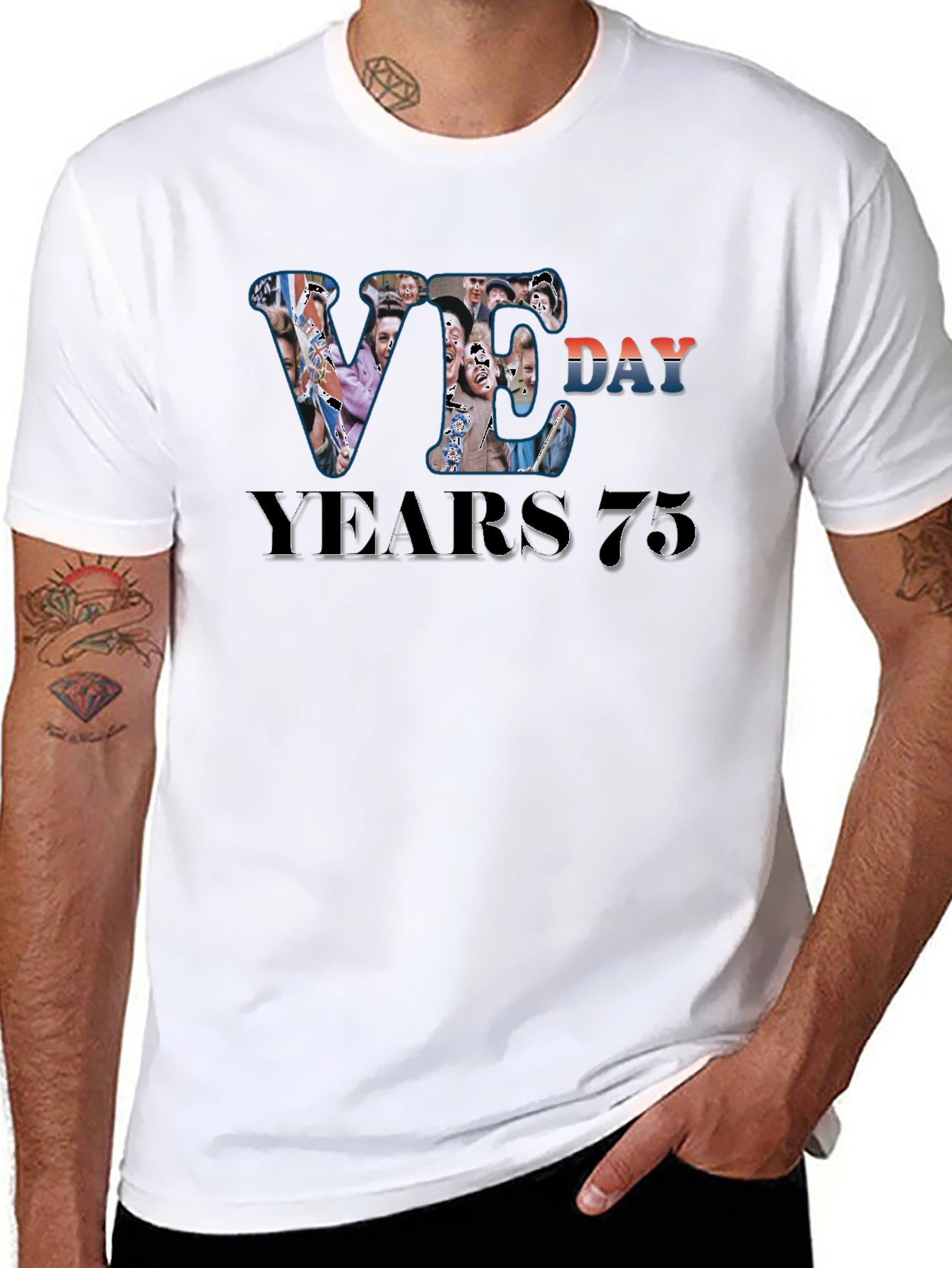 VE Day 75 Years Graphic Tee