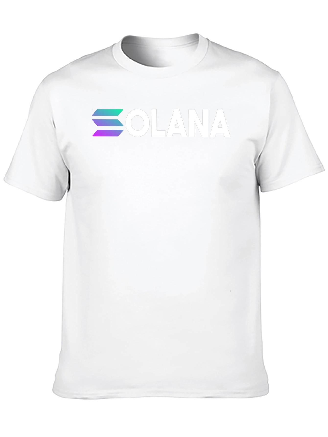 Solana Crypto Black T-Shirt - Comfortable Everyday Wear