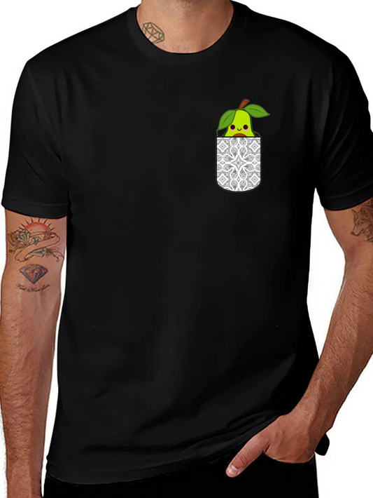Cute Pear Pocket T-Shirt