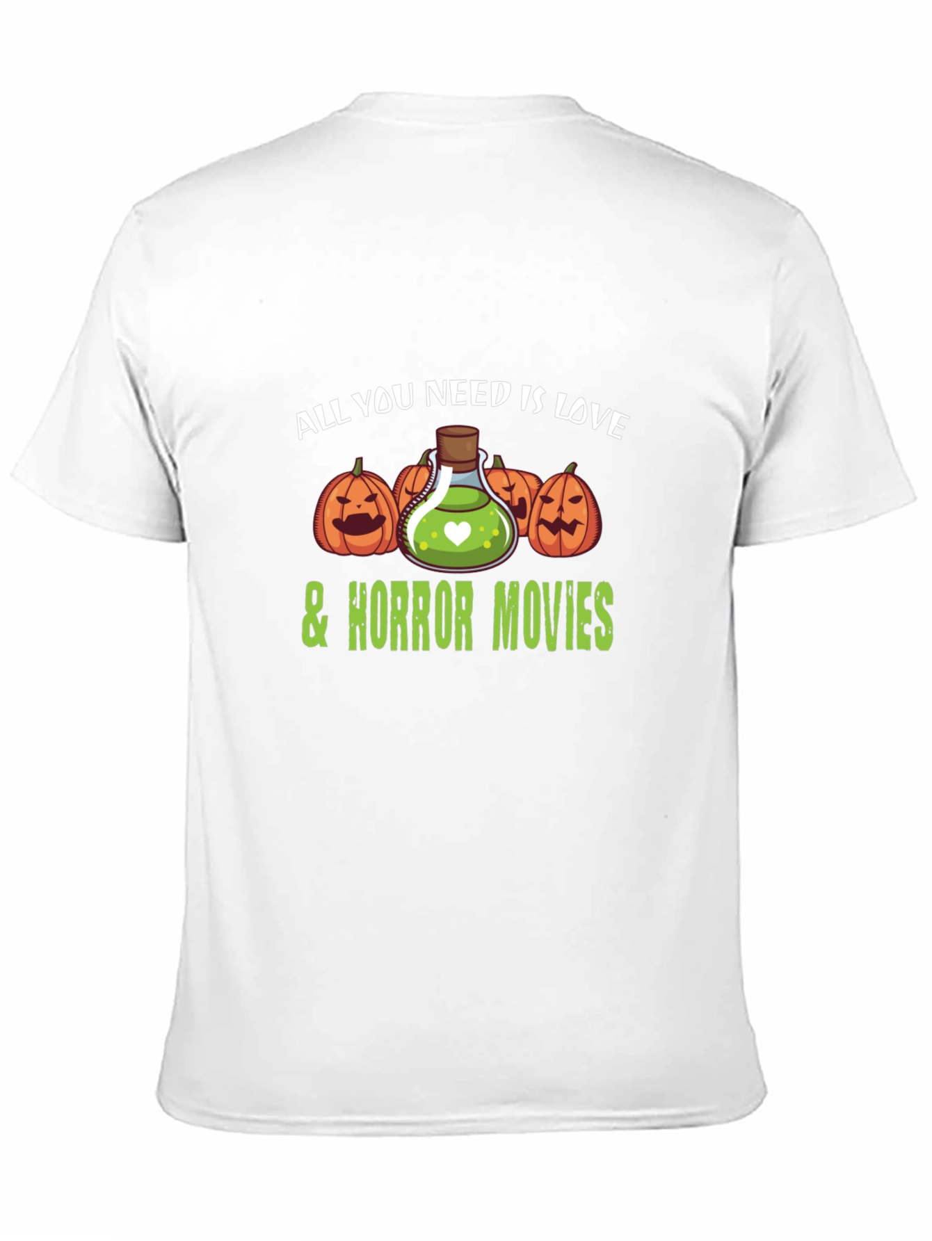 Love & Horror Movies Halloween T-Shirt