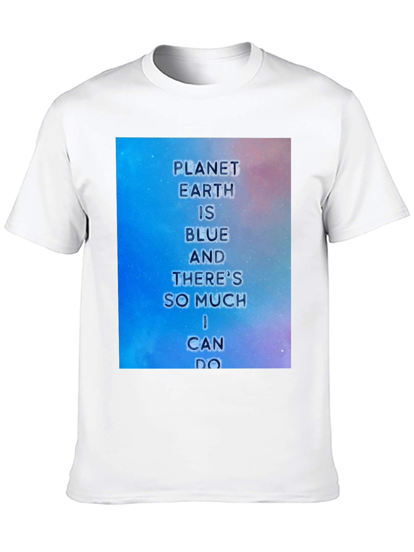 Planet Earth Blue T-Shirt - Eco-Conscious Design