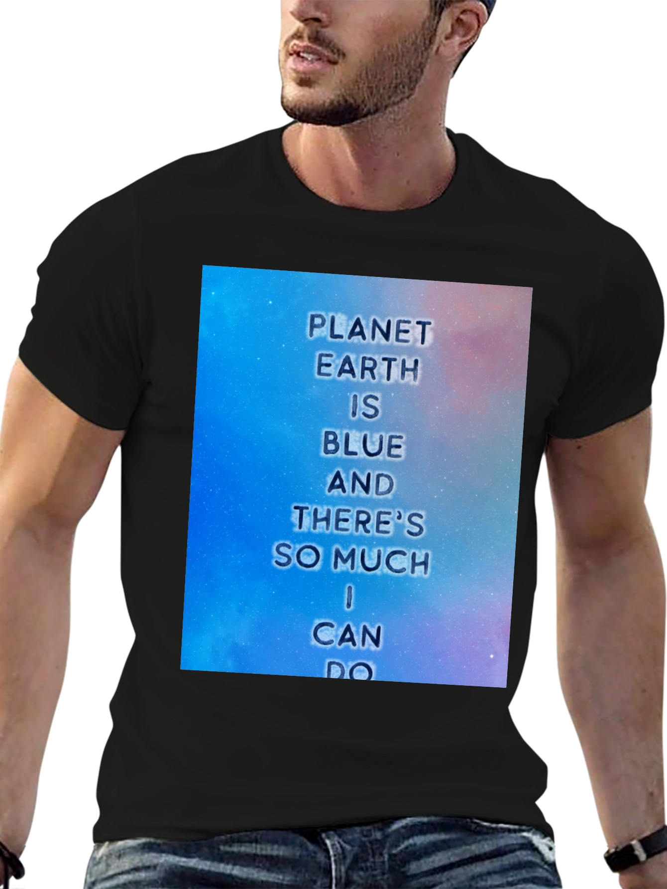 Planet Earth Blue T-Shirt - Eco-Conscious Design