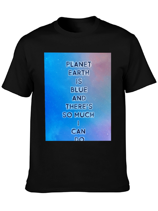Planet Earth Blue T-Shirt - Eco-Conscious Design
