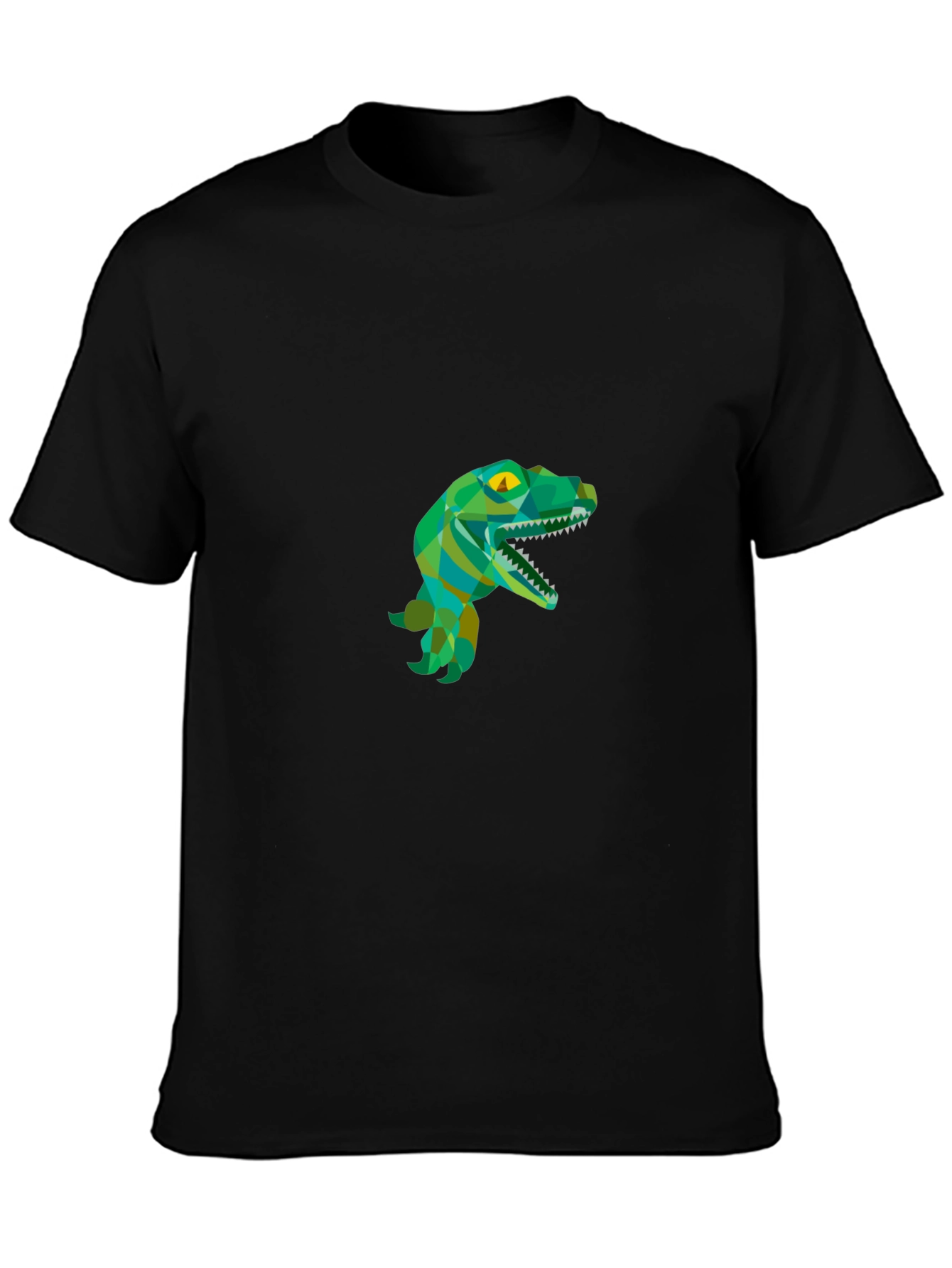 Dino Graphic Tee - Black Casual T-Shirt