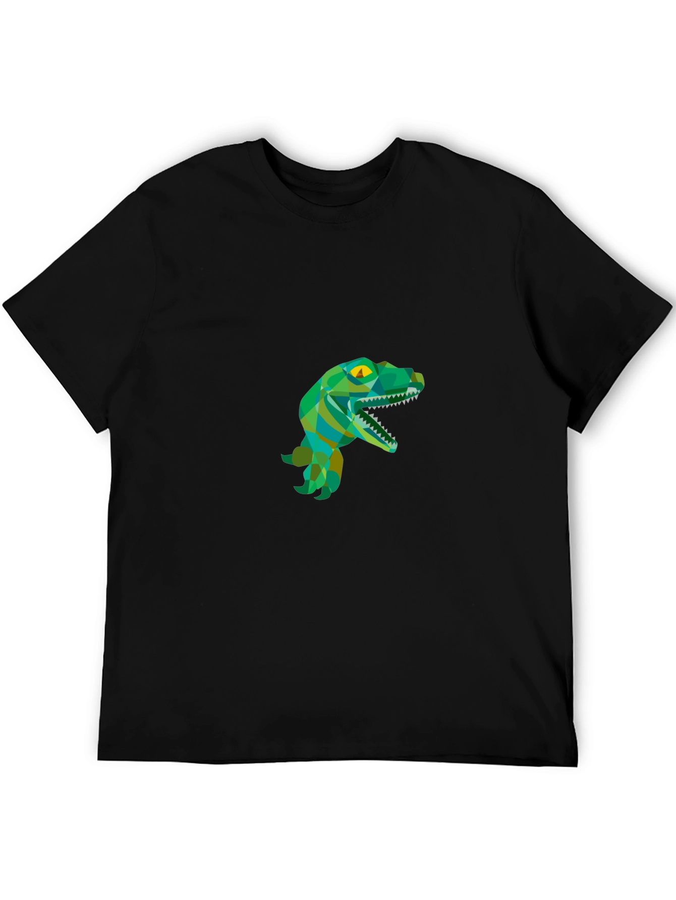 Dino Graphic Tee - Black Casual T-Shirt