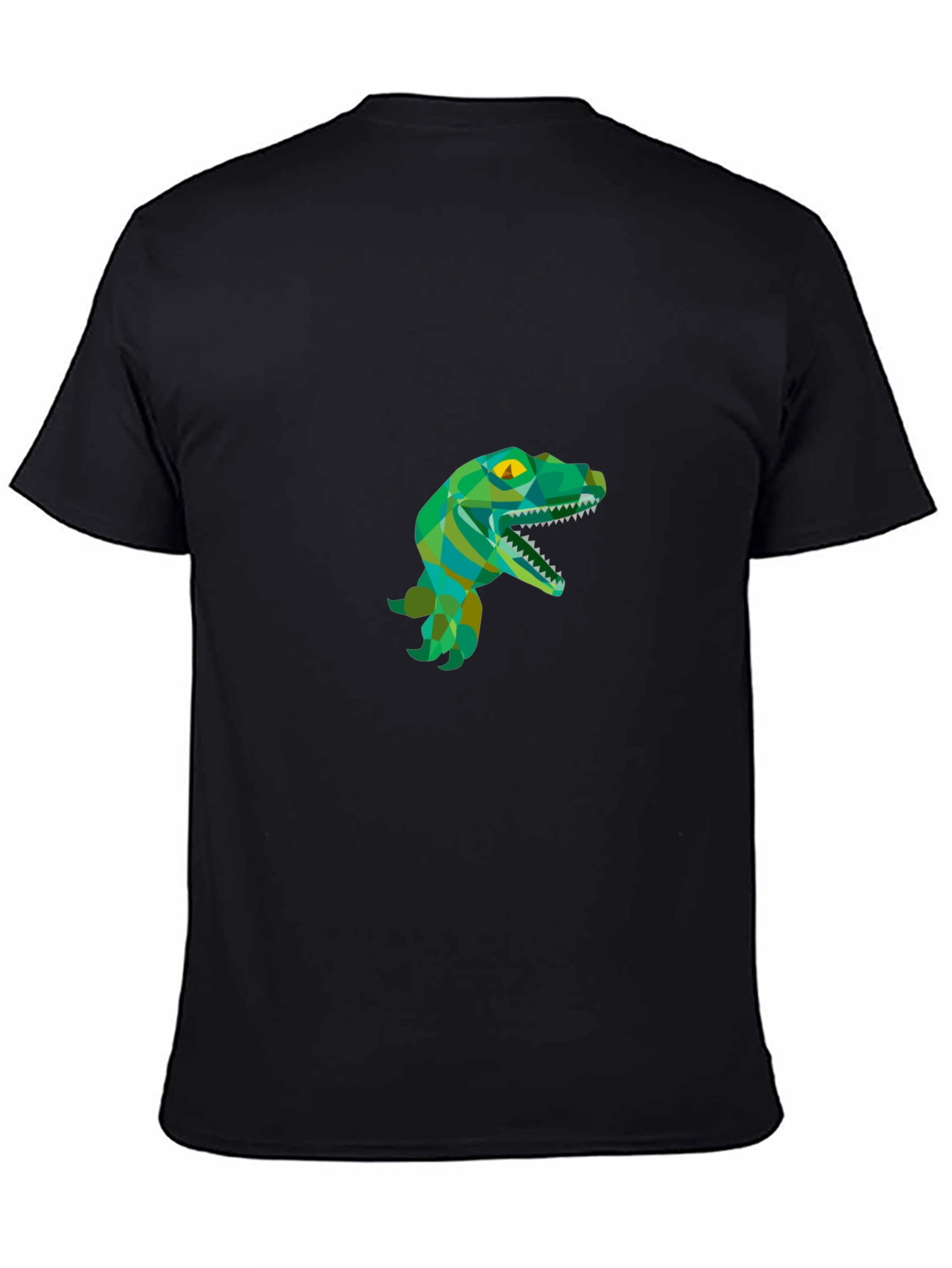 Dino Graphic Tee - Black Casual T-Shirt
