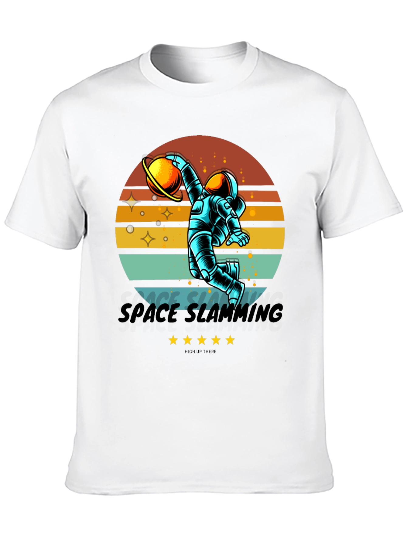 Space Slamming Retro T-Shirt