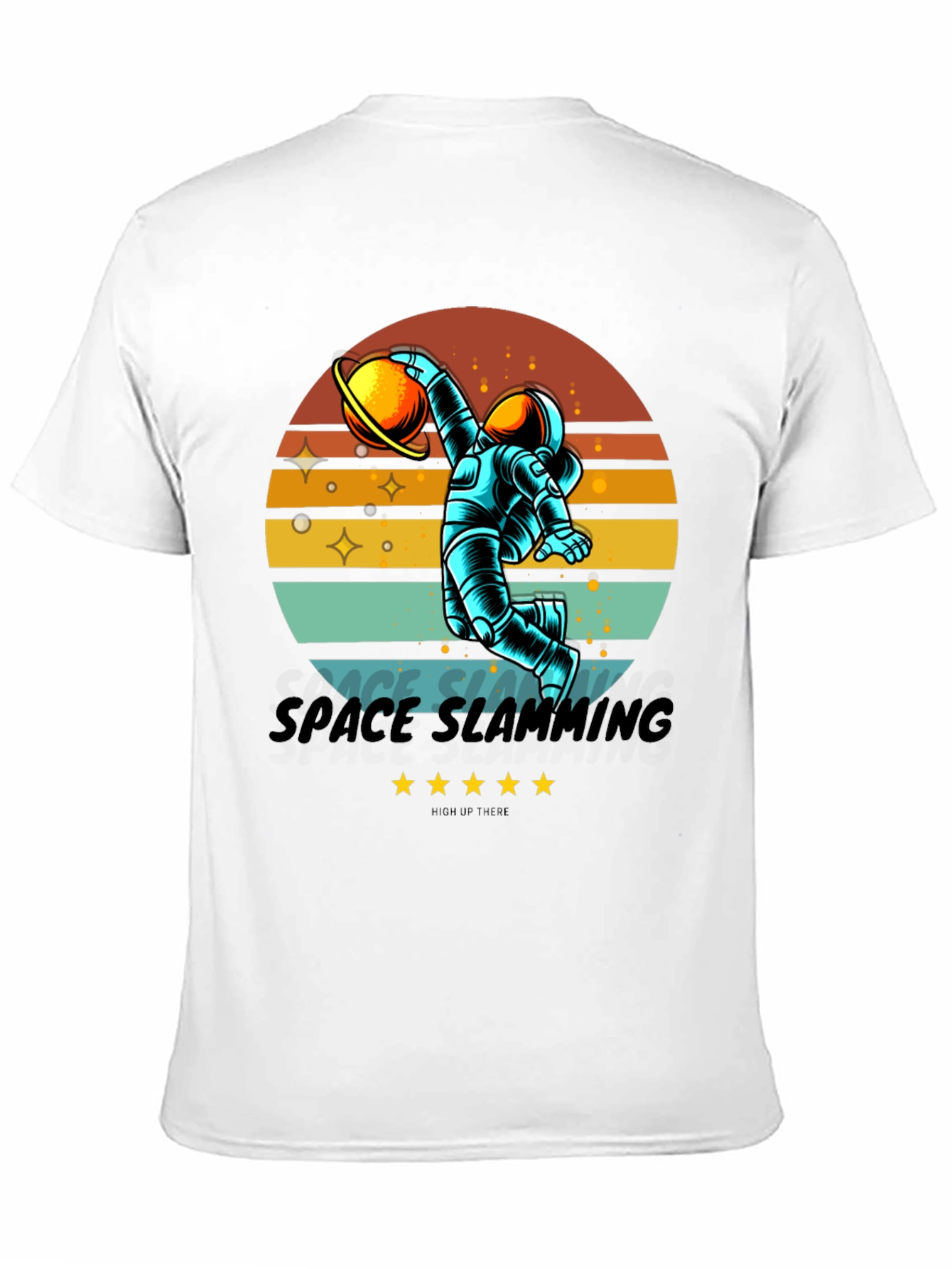 Space Slamming Retro T-Shirt