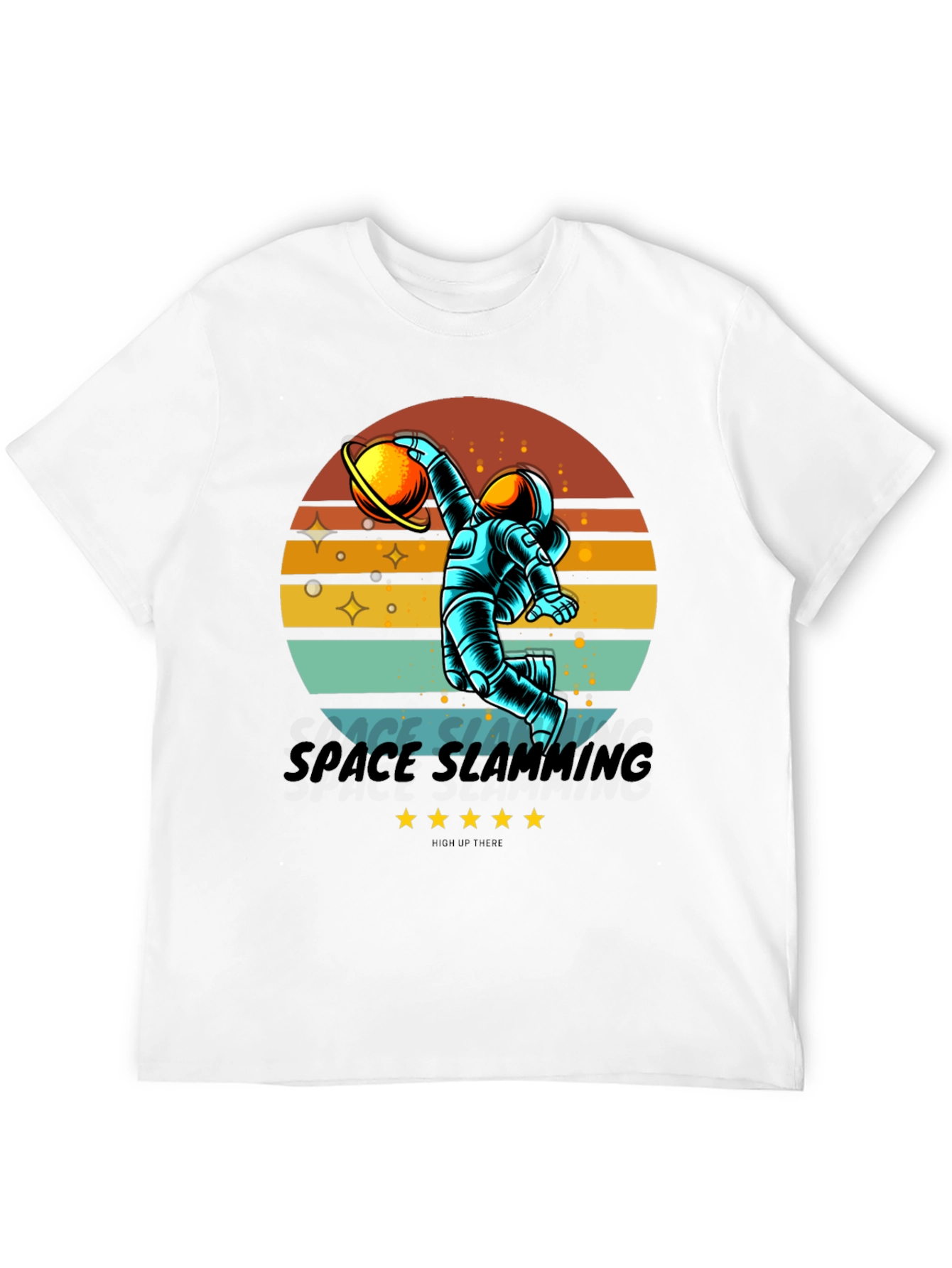 Space Slamming Retro T-Shirt