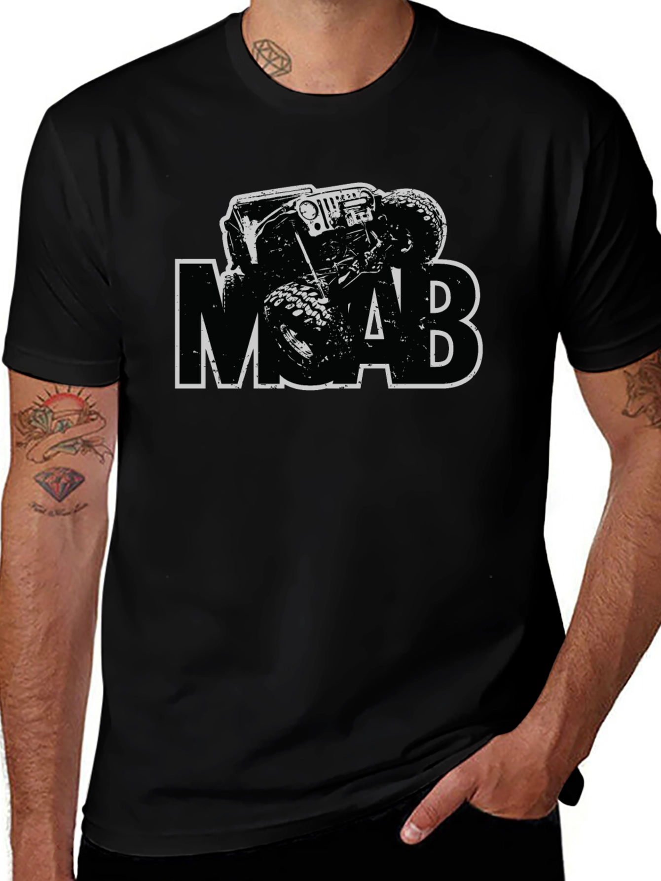 Moab Off-Roading Jeep T-Shirt - Black