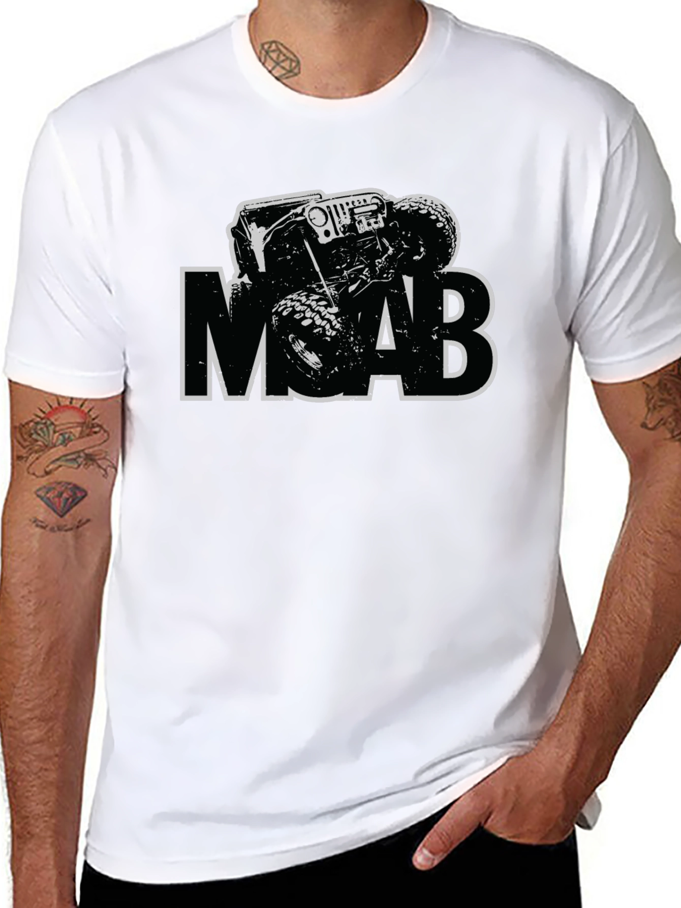 Moab Off-Roading Jeep T-Shirt - Black