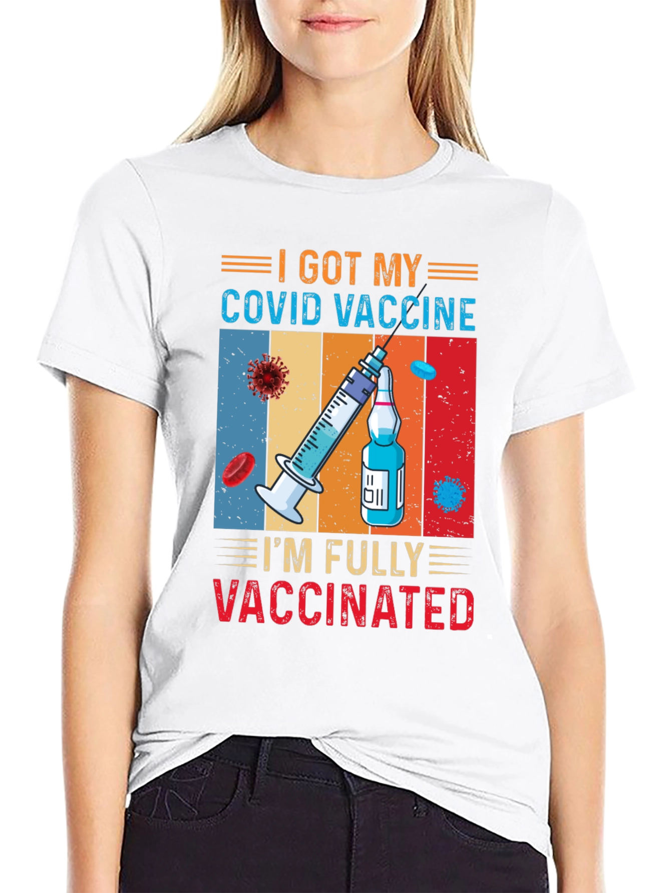 Fully Vaccinated COVID Vaccine Graphic Tee