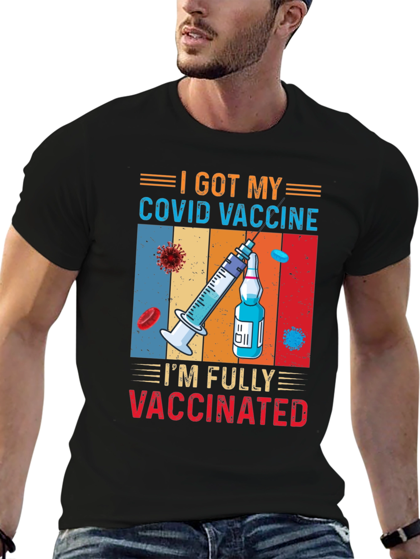 Fully Vaccinated COVID Vaccine Graphic Tee