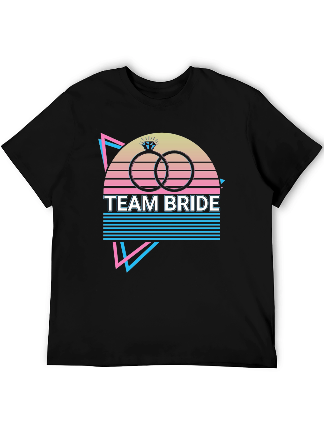 Team Bride Retro Rings Graphic Tee