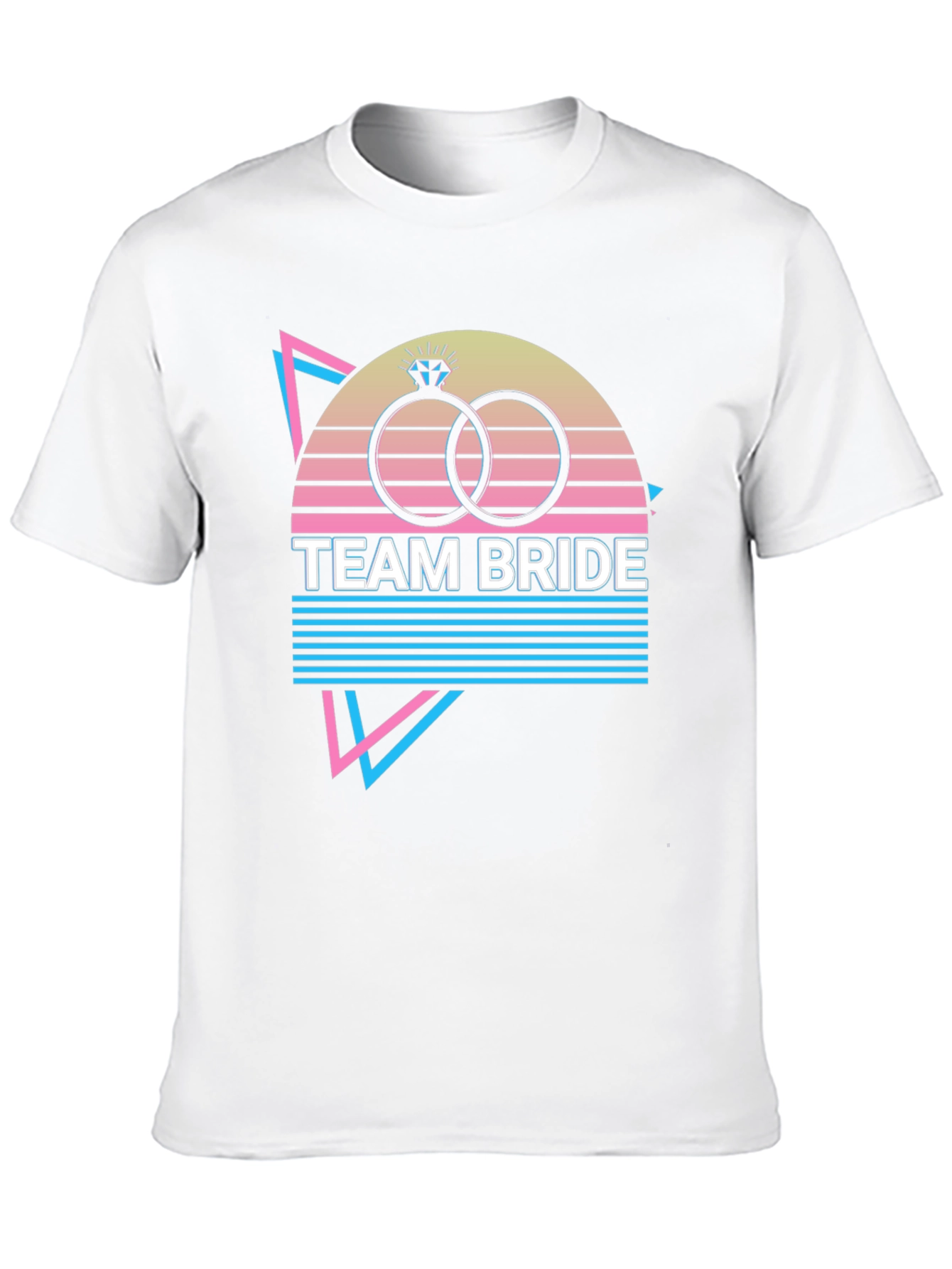 Team Bride Retro Rings Graphic Tee