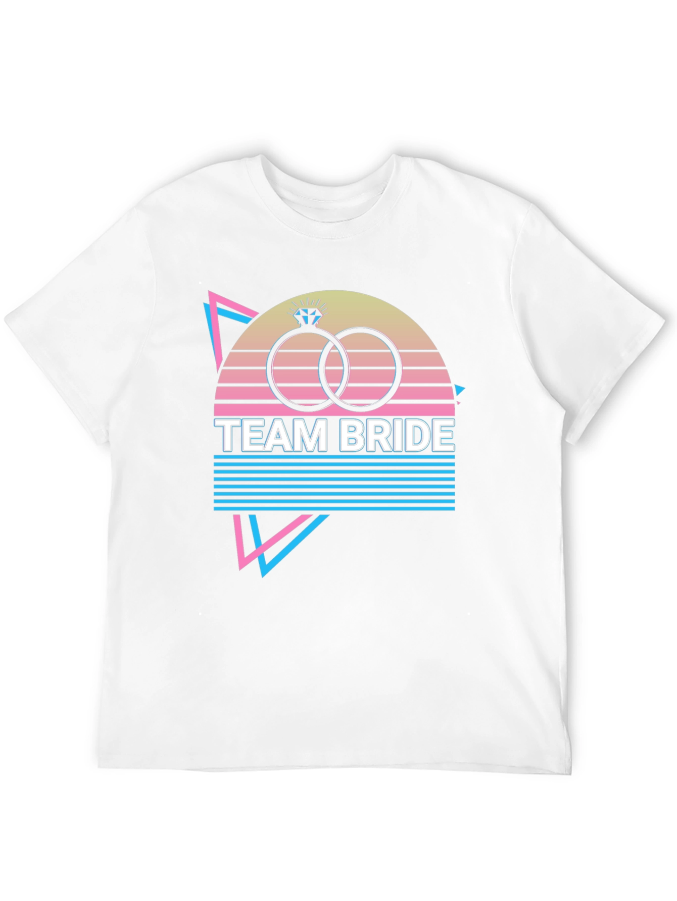 Team Bride Retro Rings Graphic Tee