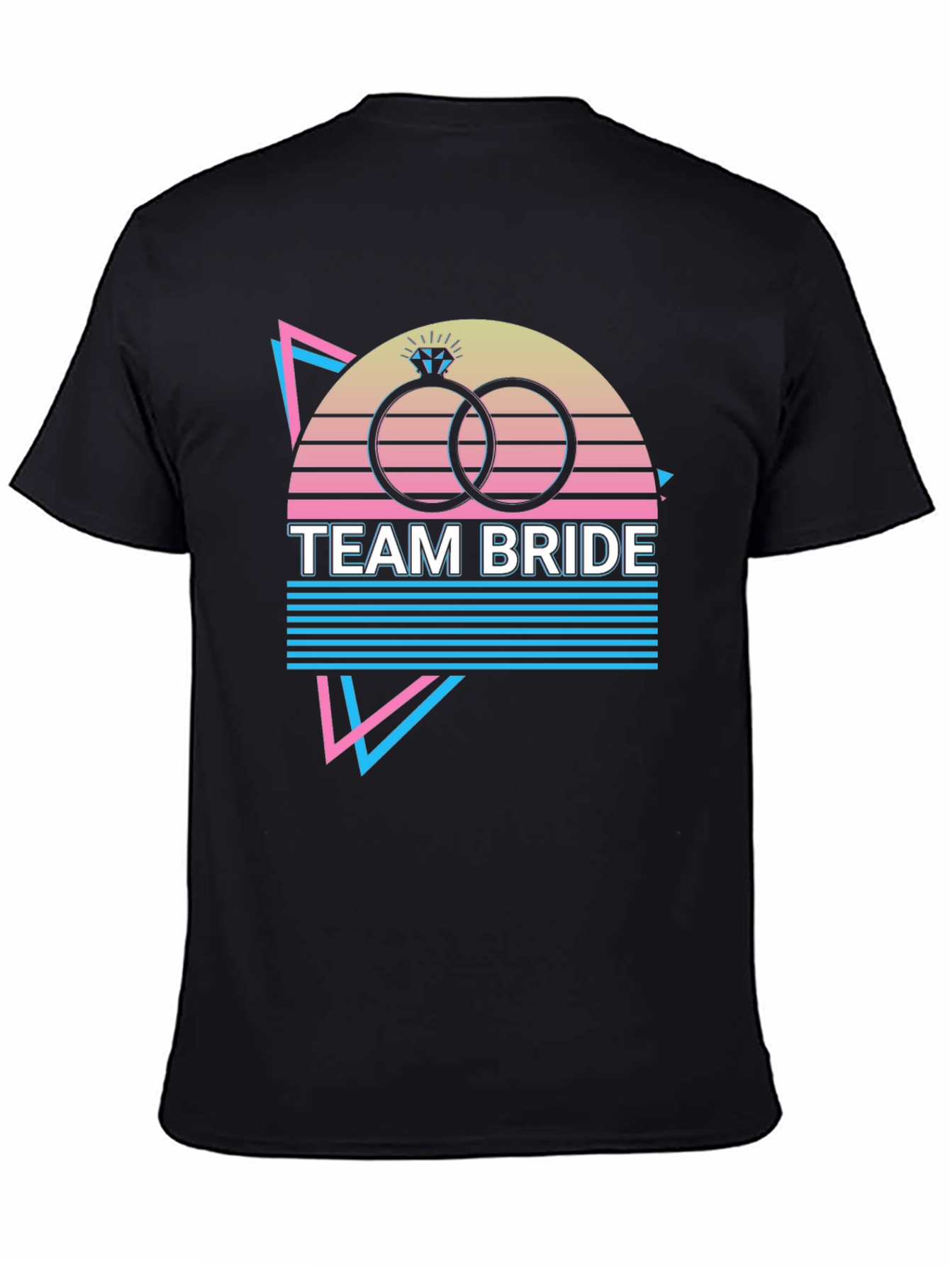 Team Bride Retro Rings Graphic Tee