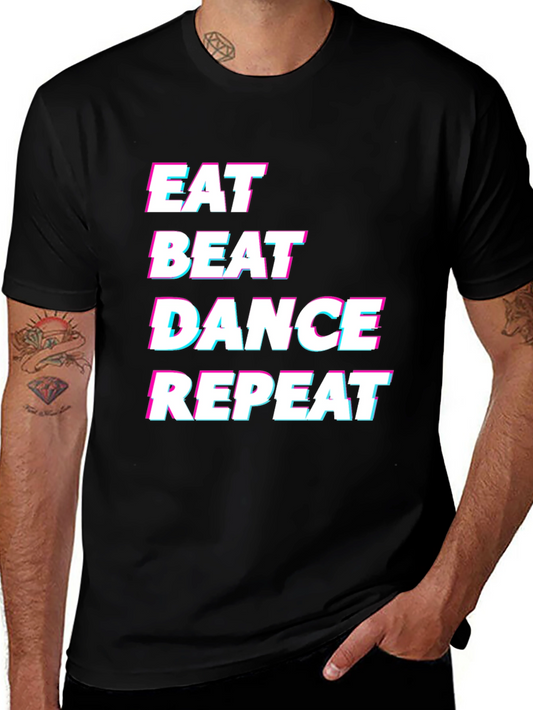 Eat Beat Dance Repeat Graphic T-Shirt