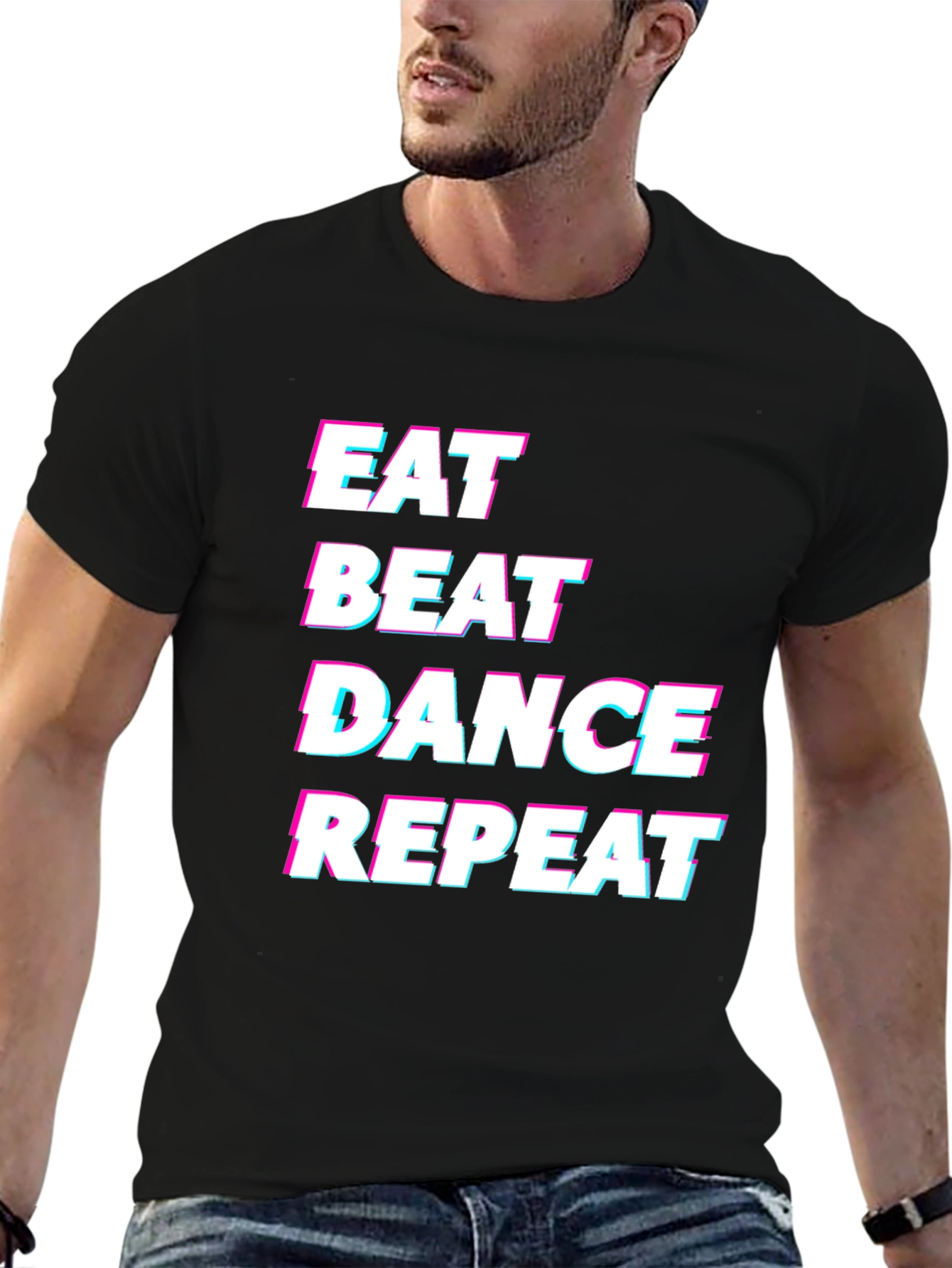 Eat Beat Dance Repeat Graphic T-Shirt