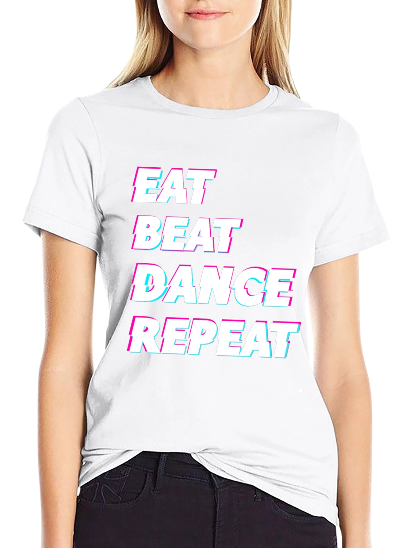 Eat Beat Dance Repeat Graphic T-Shirt