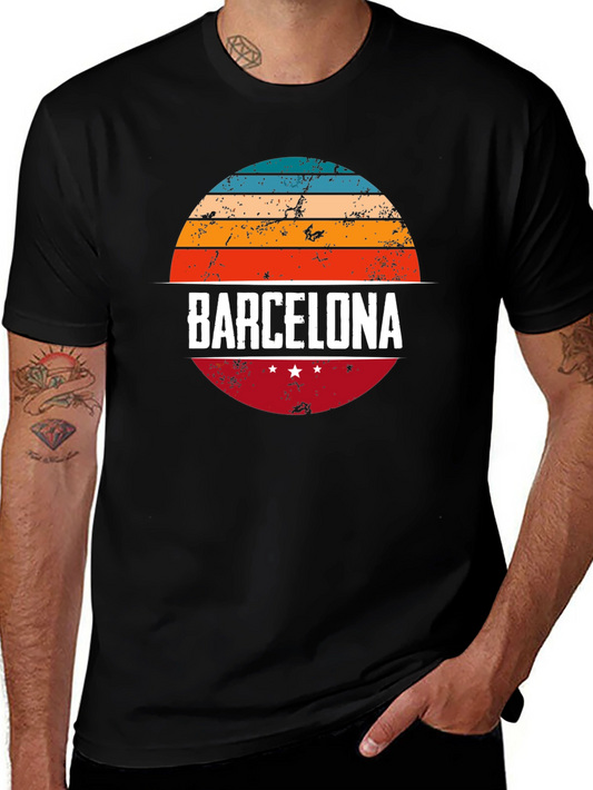 Retro Barcelona T-Shirt - Vintage Style Graphic Tee