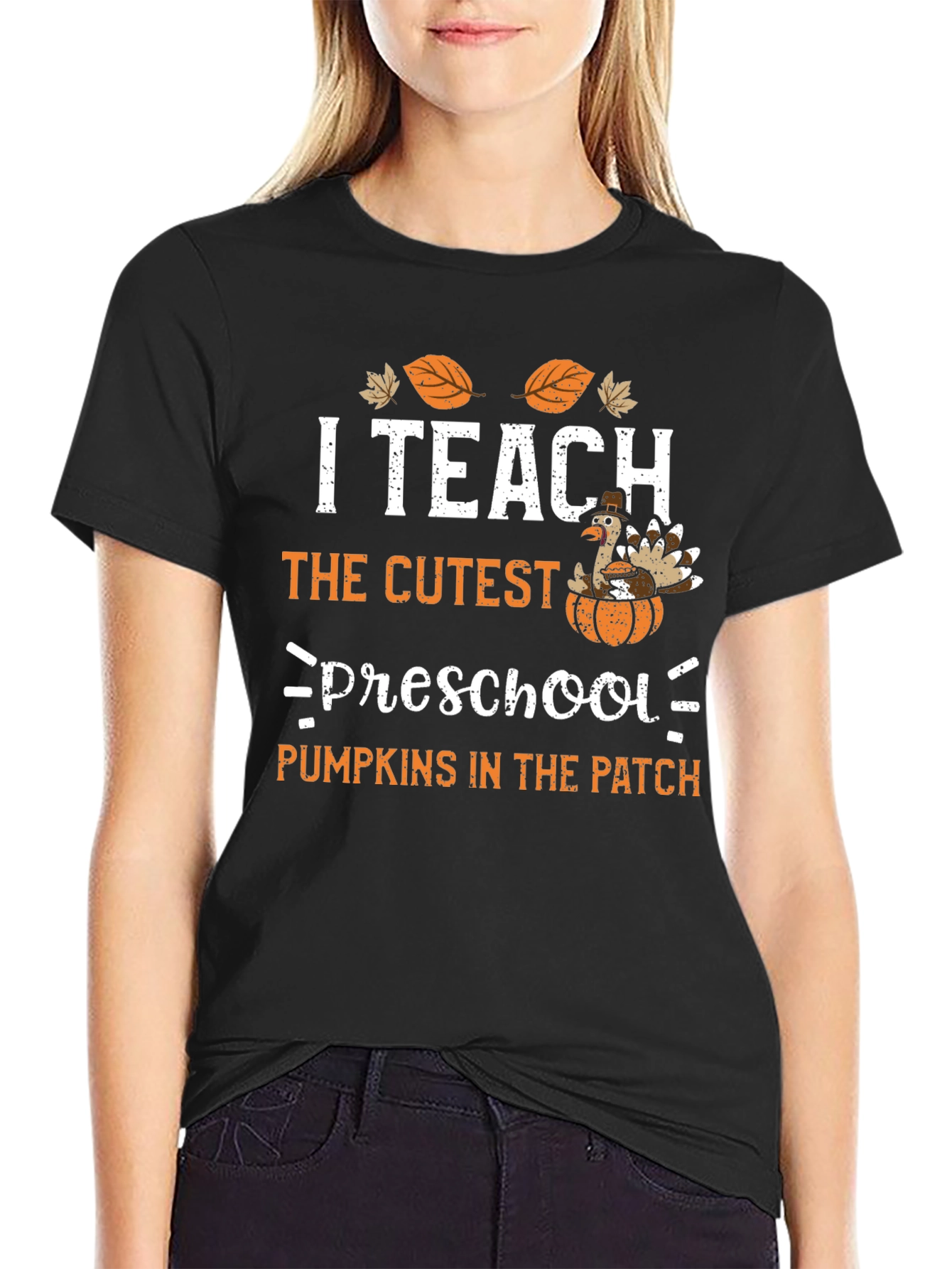 I Teach the Cutest Preschool Pumpkins T-Shirt