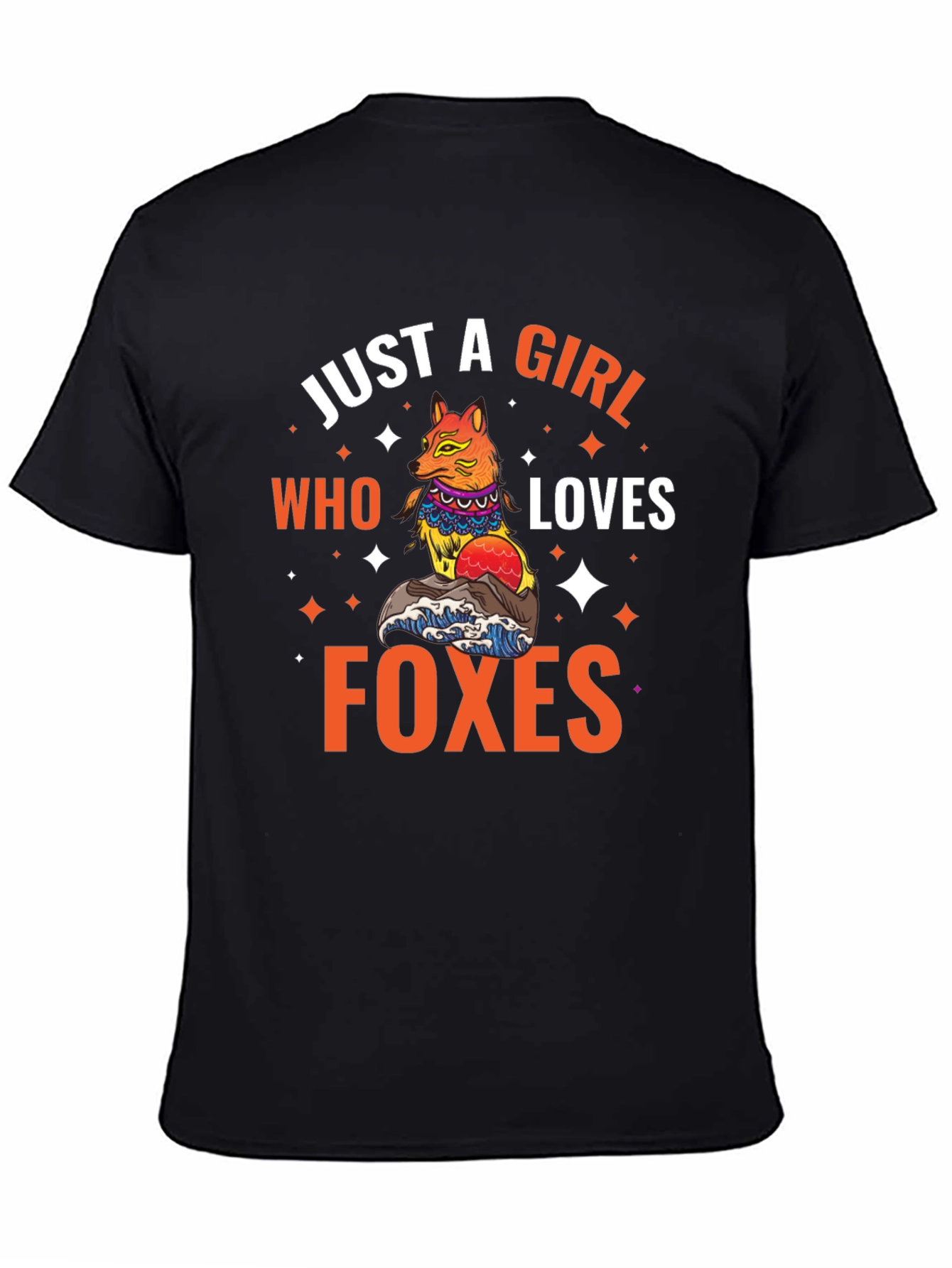 Just A Girl Who Loves Foxes Graphic T-Shirt