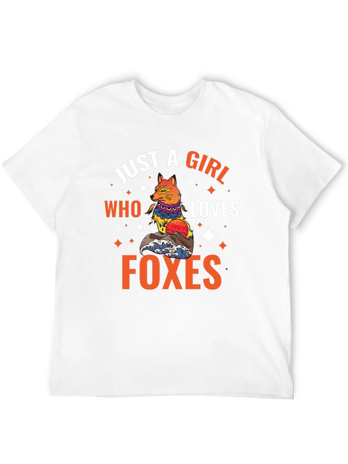 Just A Girl Who Loves Foxes Graphic T-Shirt
