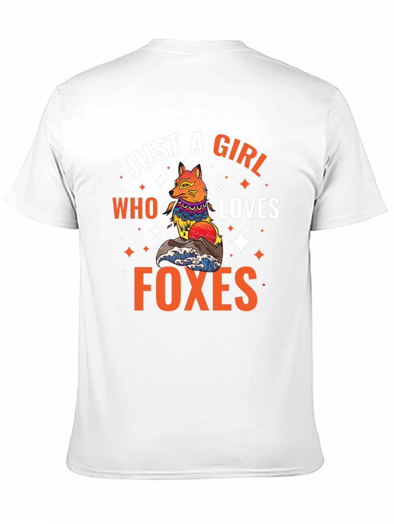 Just A Girl Who Loves Foxes Graphic T-Shirt