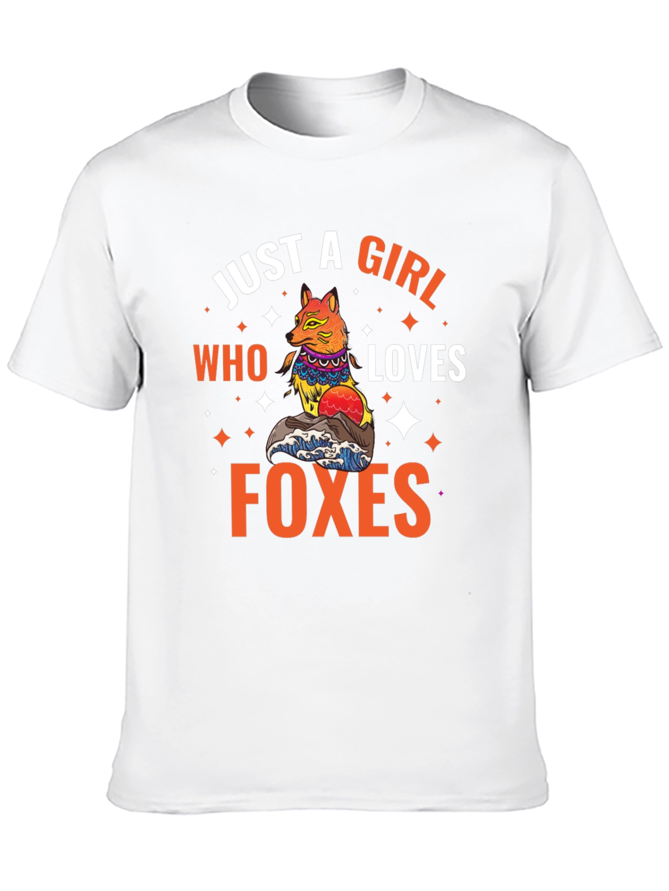 Just A Girl Who Loves Foxes Graphic T-Shirt