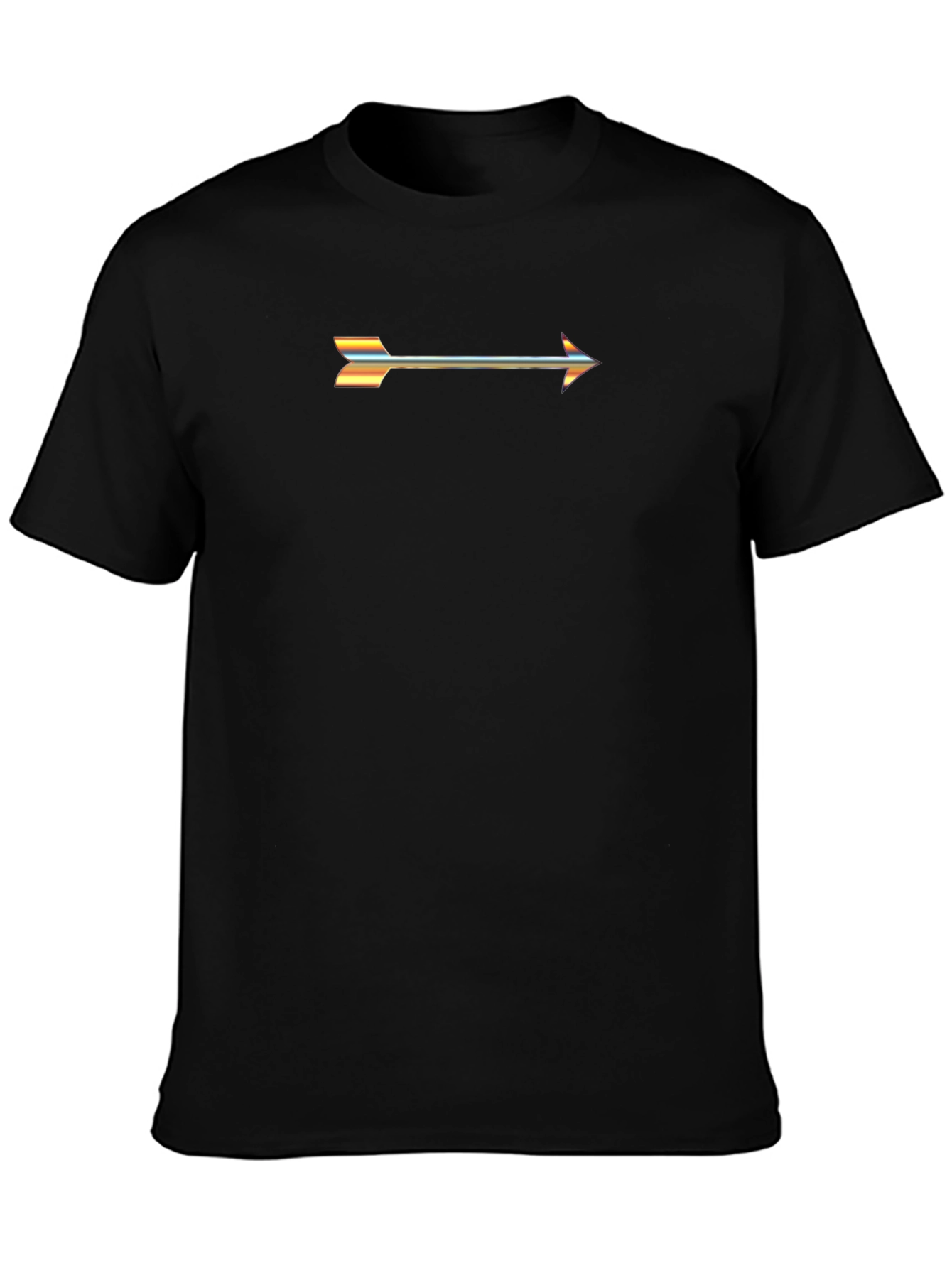 Arrow Graphic Black T-Shirt