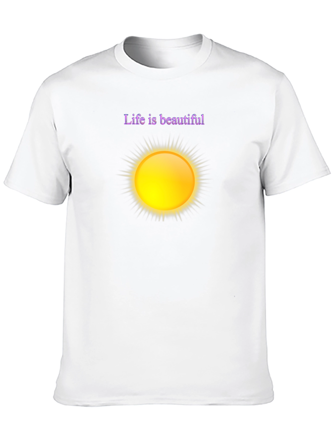 Life is Beautiful Graphic Tee - Black