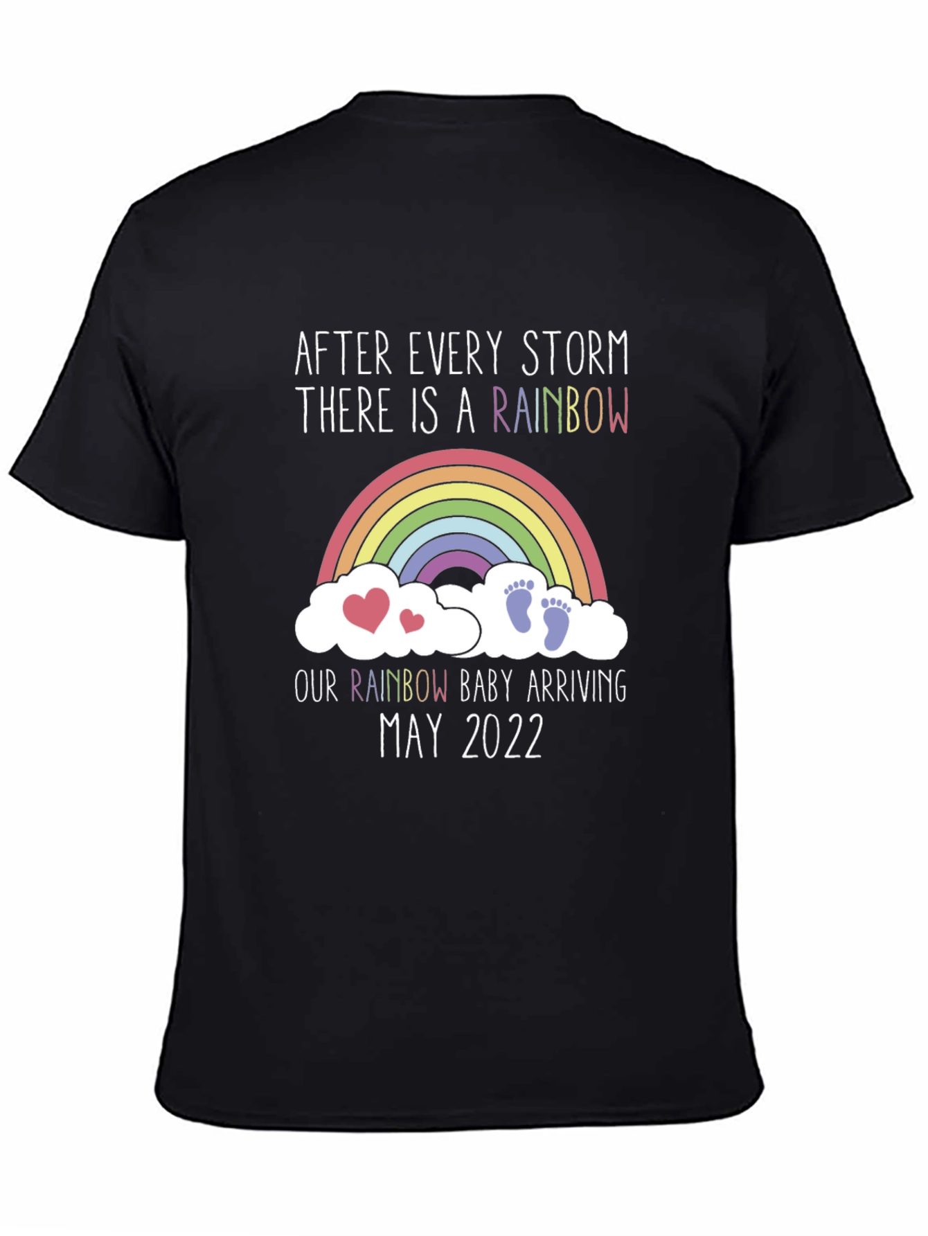 Rainbow Baby Arrival T-Shirt - May 2022