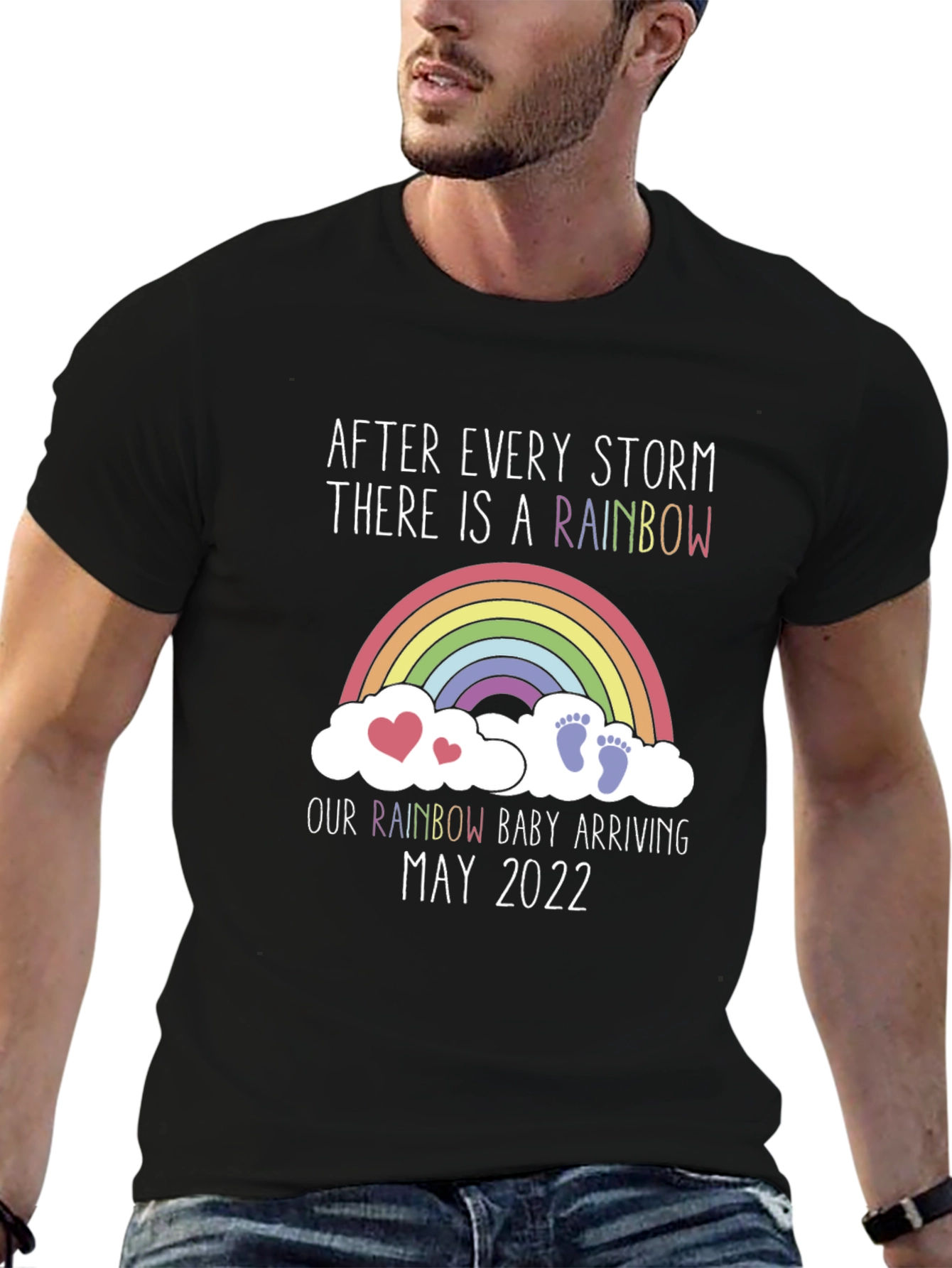 Rainbow Baby Arrival T-Shirt - May 2022