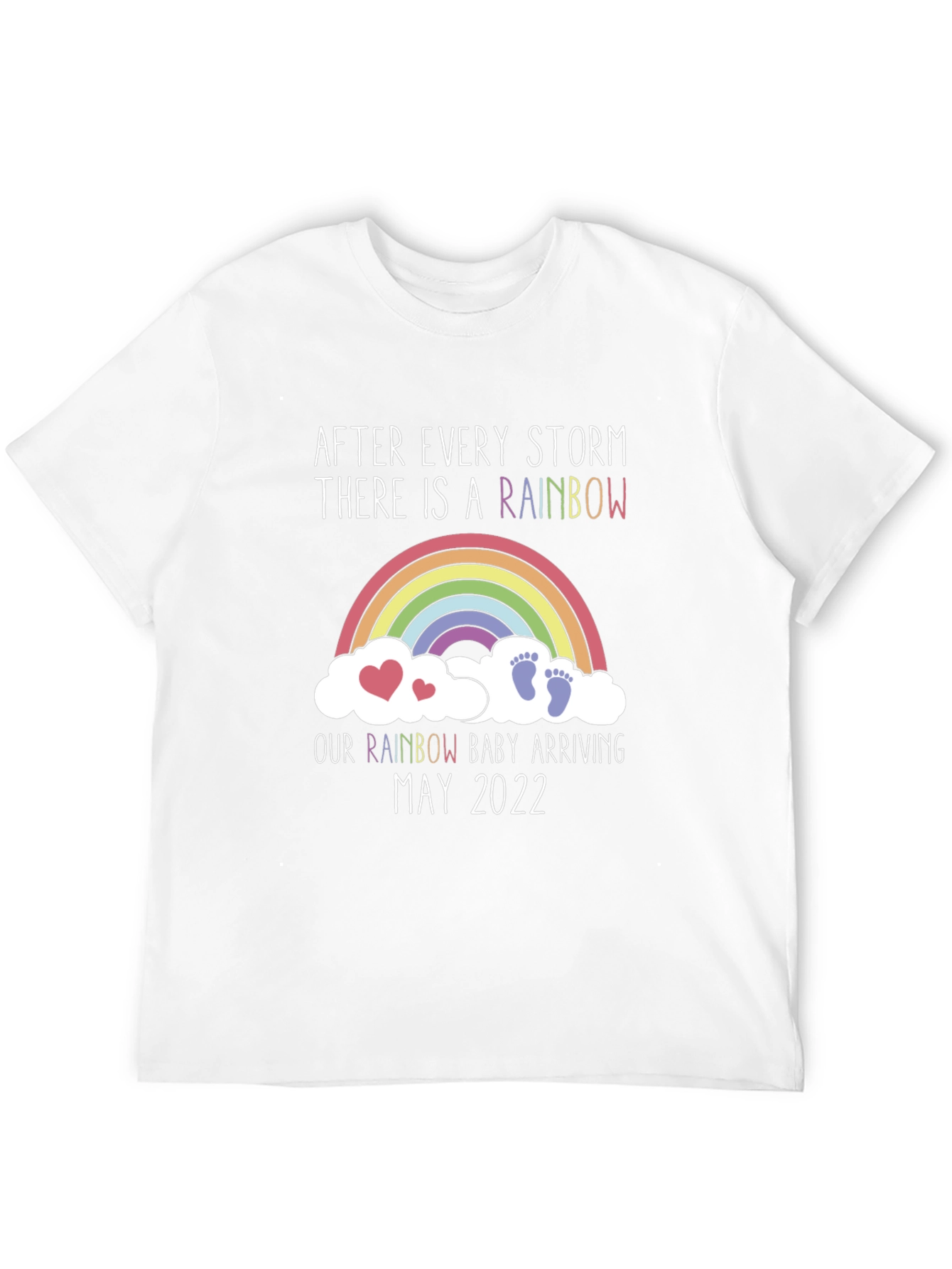 Rainbow Baby Arrival T-Shirt - May 2022