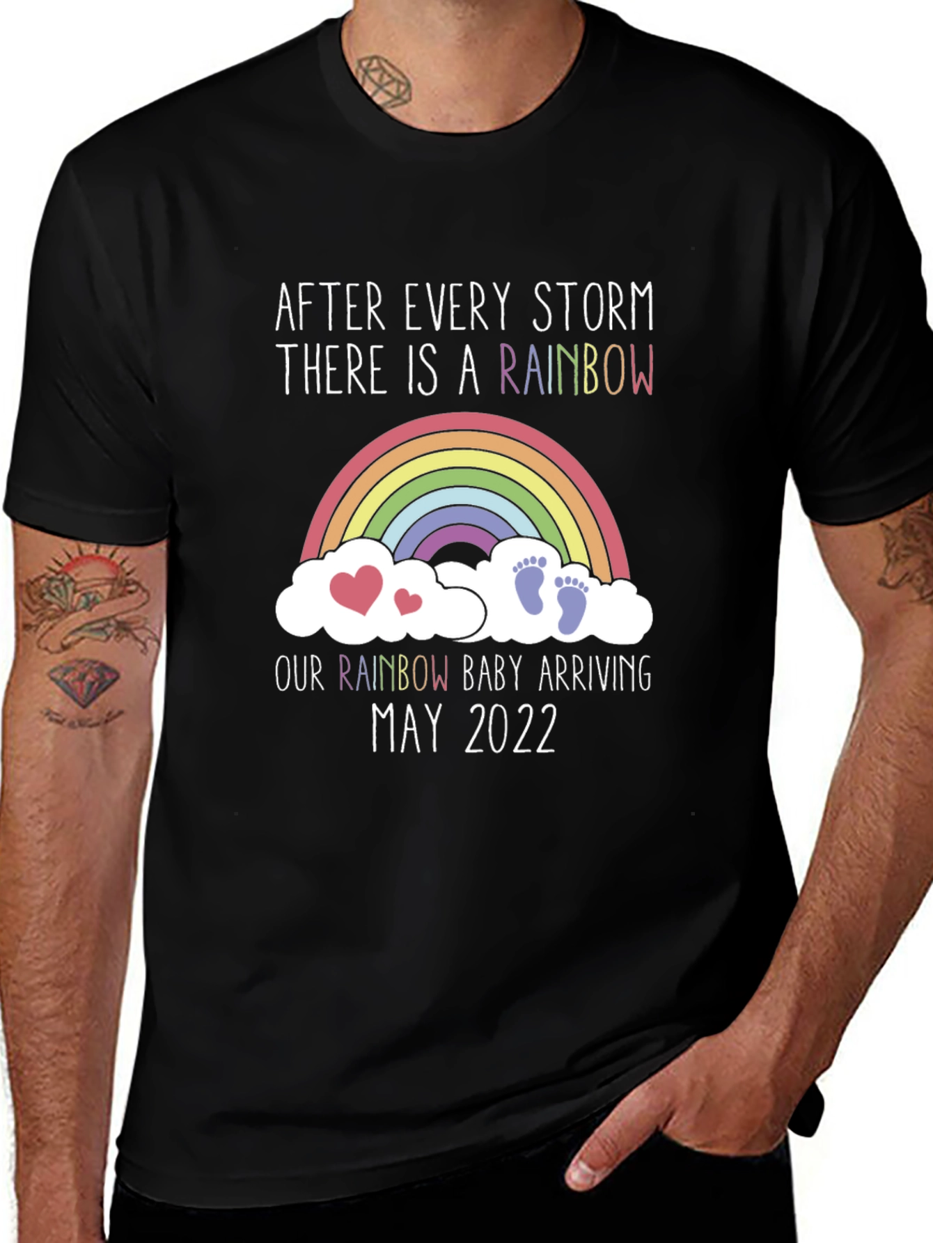 Rainbow Baby Arrival T-Shirt - May 2022