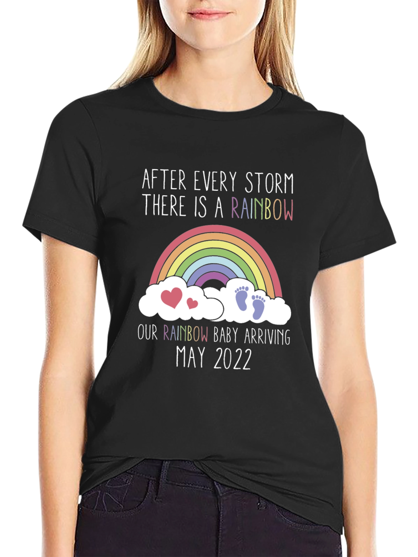 Rainbow Baby Arrival T-Shirt - May 2022