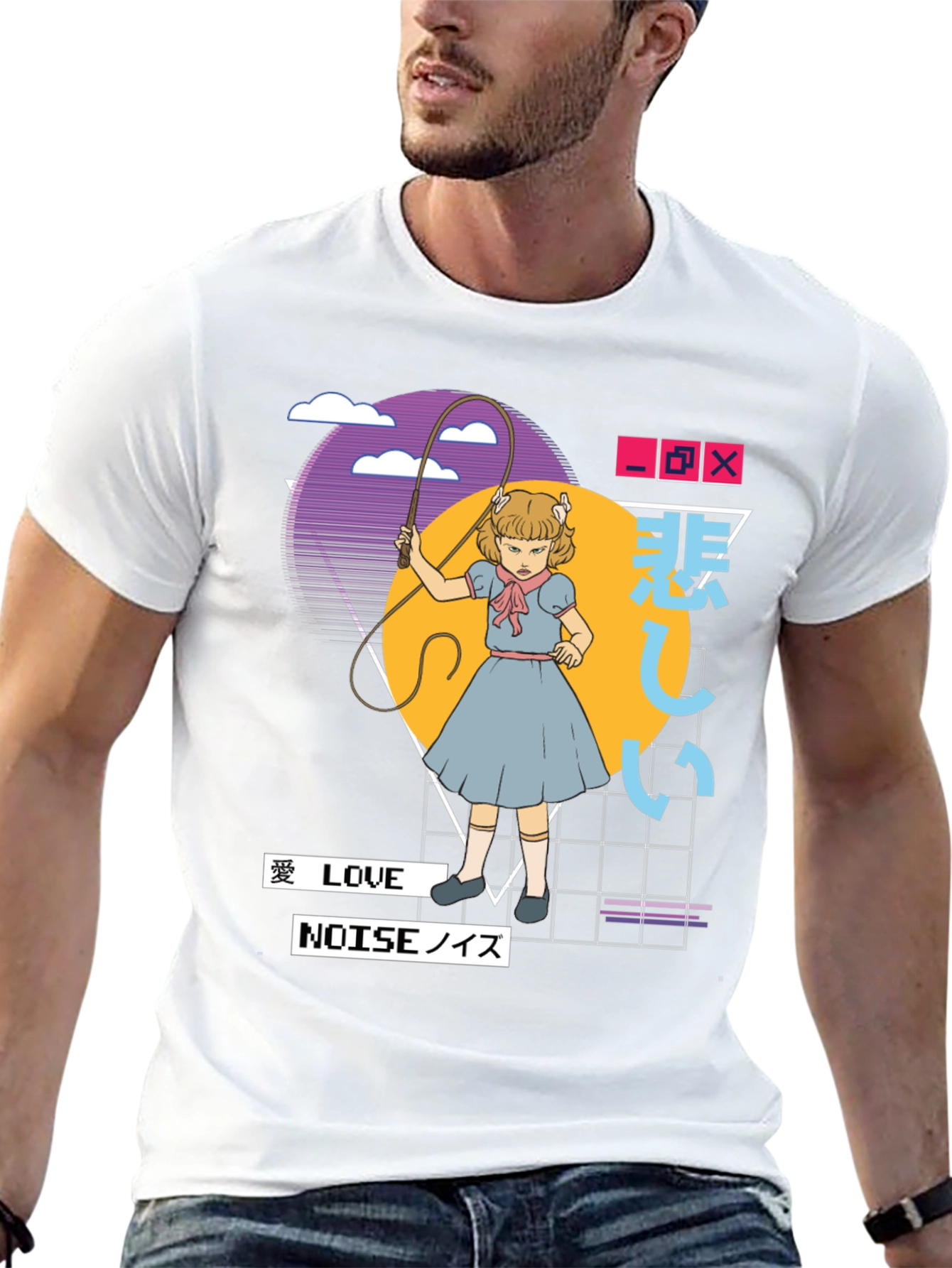 Retro Anime Style T-Shirt